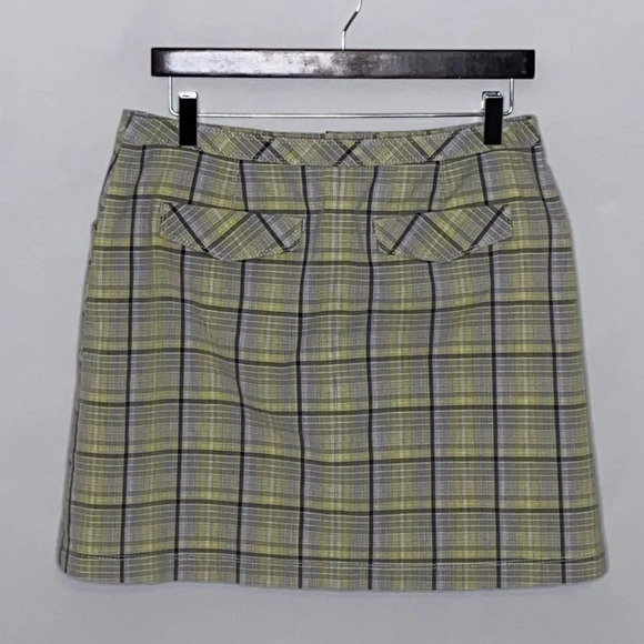 Annika by Cutter & Buck Plaid Golf Skort - Sz 8 - Picture 3 of 6